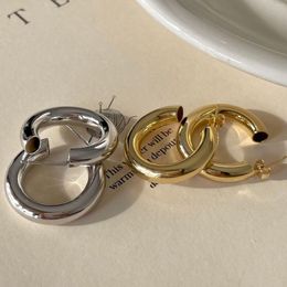 Stud Earrings SHANICE S925 Sterling Silver Minimalist C Shape Clip On Hoop Cute For Women 2022 Trend Jewellery Gift
