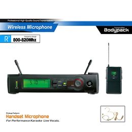 Professional SLX UHF Wireless Microphone System SLX14 with Bodypack Transmitter Headset Mic For Karaoke Performance Live Vocals