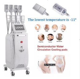 Direct result EMS Cryo Pads No Vacuum Cryolipolysis radio frequency Freeze Fat Cooling slimming Fat Freezing 8 Handles beauty equipment