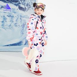 Skiing Suits Winter Baby Boy Girl Ski Suit Waterproof Windproof Snow Children Jumpsuit Hooded One-piece Snjobrettibretti Sett