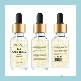 Other Skin Care Tools Melao 24K Gold Face Cream 30Ml Moisturising Day Creams Moisturisers Essence Serum Skin Care 6Pcs Drop Delivery Dh5Va