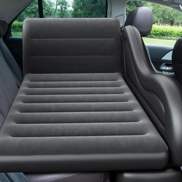 Interior Accessories Car Iatable Bed Air Iate Travel Mattress Auto Rear Seat Multi-purpose Sleeping Mat Sofa With Pump For Outdoor Camping