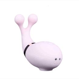 Sex toys masager toy Vibrating spear NXY Vibrators Women Whale Shape Suction Licking Vibrator for Usb Charging Massager Masturbation Device 0104 B13T FX7J