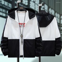 Men's Tracksuits 2022 Spring And Autumn Coat Men's Korean Colour Matching Slim Student Casual Jacket Bf Style Top