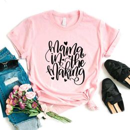 Mama In The Making Women Tee Hipster Funny T-shirt Lady Yong Girl 6 Colour Top Zy-606