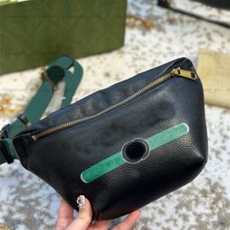 Cow Leather Waist Bag Designer Bum Bag For Women Luxury Fanny Packs Men Lambswool Crossbody Shoulder Bags G Bumbag Purses Green Belt