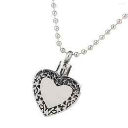 Pendant Necklaces Heart Shaped Urn Necklace Keepsake Cremation Jewelry Ash Holder