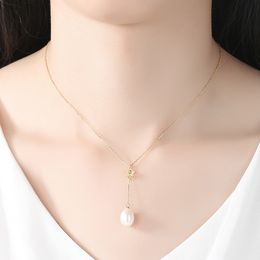 Neue Exquisite Süßwasser Perle Stern Anhänger Halskette Kragen Kette Mode Temperament Frauen Halskette Schmuck Zubehör