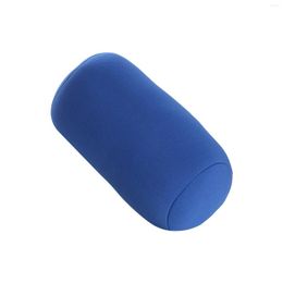 Pillow Cylinder Shape Cushion Highly Resilient Memory Foam Soft Velour Cover Cushions Relieve Tension Off Neck And Back Pillows