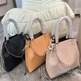Luxury designer totes High quality leather perforation bags fashion classic handbags for women purse with pouch wallet woman shopping shoulder bag