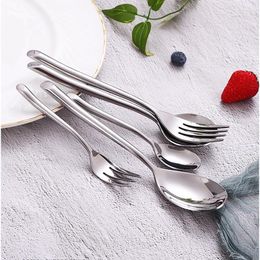 Flatware Sets Dinnerware Set Luxury Cutlery Steel Quality 24Pcs Tableware Knives Forks Dining Dinner Western Restaurant