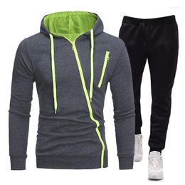 Men's Tracksuits Fashion Men's Spring Casual Zipper Jacket And Pants Sets Daily Comfortable Mens Sport Athletic Custom Logo