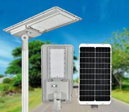 100w 200w 300w remote sensor solar led lights outdoor wall lamp all in one street light leds