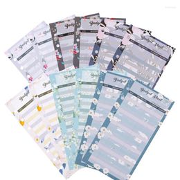 Gift Wrap 12Pcs A6 Budget Sheets Expense Tracker Fit Envelopes Cash Envelope Binder Flipchart