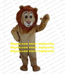 Brown Lion Animal Mascot Costume Adult Cartoon Character Outfit Suit Promotion Ambassador Sales Performance zz7648