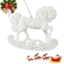 Christmas Decorations Hanging Pendant Snowflake White Tree Pendants / Elk Skates Horse