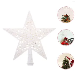 Christmas Decorations Tree Topper Star Ornament Xmas Treetop Hollow