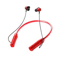 Wireless Neck-Mounted Headset Sports Dual Battery ultra long Standby Headset Cell Phone Earphones Neck Bluetooth Power Display 3Y2KF