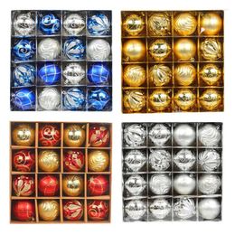 Party Decoration 69HF 16Pack Christmas Balls Ornaments Mini Shatterproof Ball For Tree Decor