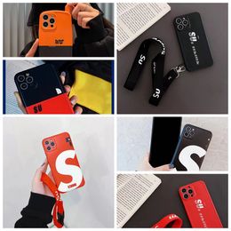 Beautiful Crossbody Designer S Silicone Phone Cases for iphone 16 15 14 13 12 11 Pro max 15pro 14Pro 13Pro 12 Pro 11Pro X Xs Xr 7 8 Plus Luxury Brand Case with Logo Box