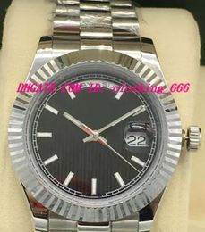 New Style Luxury Watch 3 Style 228239 White Gold Dark Rhodium Stripe Motif Dial 41mm Automatic Fashion Men Watchs Wristwatch