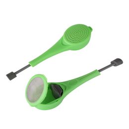 Tea Infuser Strainer Gadgets Plastic Built-in Plunger Intense Flavor Tea Bags Measure Swirl Steep Tea Accessories