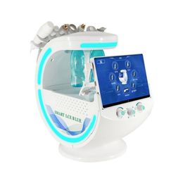 7 in 1 dermabrasion machine water oxygen jet peel scrubber facial beauty deep cleansing RF face lift cold hammer magic mirror skin analyzer