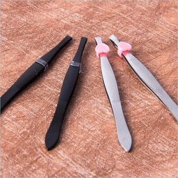 Eyebrow Tools Stencils Stainless Steel Small Eyebrow Clip Tweezers Cosmetic Make Up Tools Tool Drop Delivery Health Beauty Makeup Dhewo