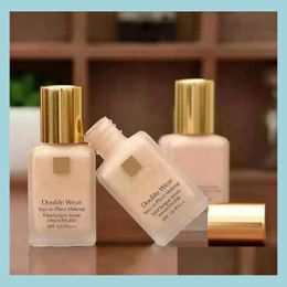 Foundation New Coming Double Wear Stayinplace Makeup Liquid Foundation 30Ml 2 Colours Shop Drop Delivery Health Beauty Face Dh3Jb