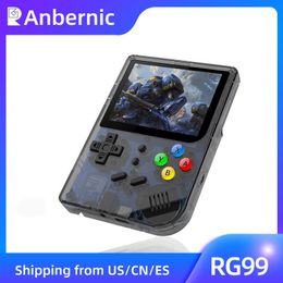 Portable Game Players ANBERNIC RG99 Retro 99 video games Handheld Built-in 169 Classic s for Child Nostalgic Children gift 221104