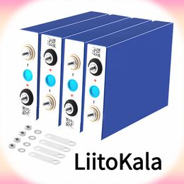 LiitoKala 3.2V 105Ah lifepo4 battery cell 12V 24V for EV RV battery pack diy solar energy EU US duty-free EV/narrow boat/electric vehicle/solar system