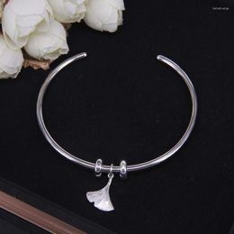 Charm Bracelets HEMISTON Ginkgo Leaf Carrier Bangles Glam Fashion Jewellery Gift For Women Bijoux