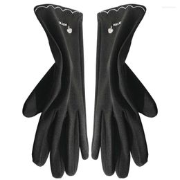 Bandanas Warm Touch Screens Gloves Fleece Lined Elastic Cuff Winter Texting Thermal For