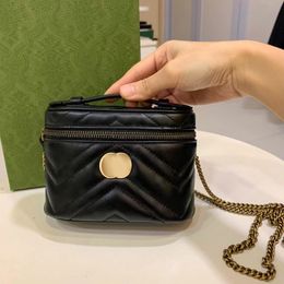 Latest Products top handle Marmont toiletry bag women's mens Designers Luxury make up lady leather clutch crossbody handbags tote brand cosmetic chain shoulder bags