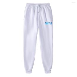 Calças masculinas com estampa de letras Harajuku Calças de moletom streetwear masculinas casuais grandes para corrida soltas para homens