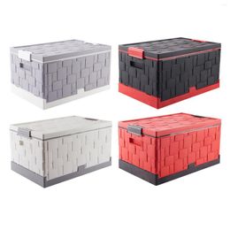 Car Organizer Folding Storage Box Anti Slip Portable Stowing Tidying Case Multifunctional Bins Truck For Home Use Camping