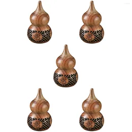 Gift Wrap 5pcs Carving Aroma Beads Sachet Carved Gourd Sculpture Statue