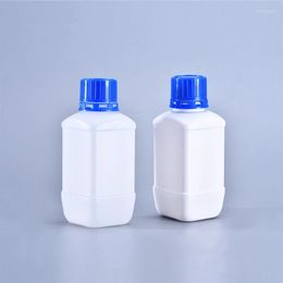 Storage Bottles 10Pcs 100ML Food Grade Square Bottle Leakproof HDPE Empty Container For Reagent Liquid Refillable