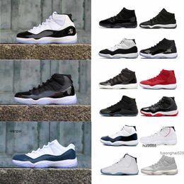 2023 Concord 11s Basketball Shoes 11 Zapatos 25th Anniversary Men Sneakers Bred Platinum Tint Space Jam Gym sports Sneaker Mens women TrainersJORDON JORDAB