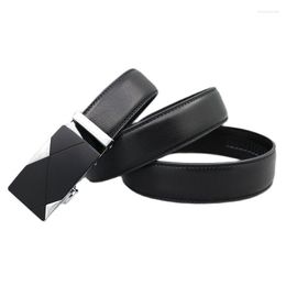 Belts WJB20B2 180CM Men Car Design S Z Leather Rachet Buckle Brown White Split Genuine Dress Belt