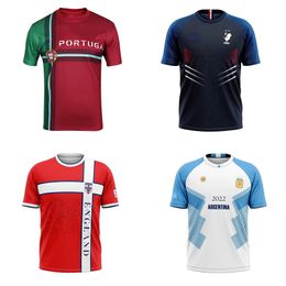 2022 Tops de futebol camisetas esportivas Brasil França Espanha Holandesa UK Camisetas de futebol masculino Darc Sport Sportshirt de luxo de grandes camisetas de tamanho grande