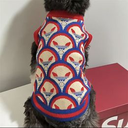 Maglione a maglia di moda designer di lusso vestiti per cani classici marchi marchio cappotto inverno giacche caldi per abbigliamento per cani di alta qualit￠ di alta qualit￠