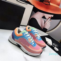 Velvet Calfskin Sneaker Vintage Suede Shoes OP02 Reflective Sneakers Designer Luxury Shoe Calfskin Casual Running