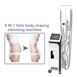 Vela Body Shape Slimming Machine Radio Frequency Vacuum Roller Body Sculpting Massage Equipment Face Lifting Fat Loss Cellulite Removal Beauty Center Device