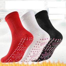 Winter Self-heating Magnetic Women Socks for Men Self Heated Sock Tour Magnetics Therapy Comfortable Warm Massage Socks Pression WLL1799