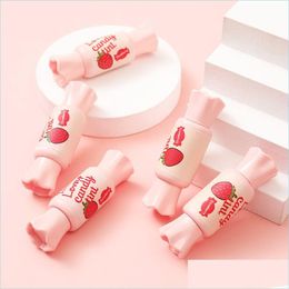 Lip Gloss Teayason Lip Gloss Candy Shape Moisturizing Waterproof Long Lasting Lipstick Liquid Makeup 10G Lipgloss Cosmetic Dhs Drop Dh2Xz