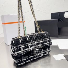 Borsa a catena con patta Borsa a tracolla di lusso firmata Borse a tracolla di moda Borsa da donna Borsa da lettera Borsa per telefono Portafoglio da donna