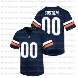 American American Wear College Football College Football Wear Custom Virginia Cavaliers Jersey #14 Noah Taylor s #5 Brennan Armstrong # 21 W