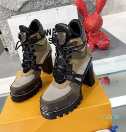 2022 Ankles Boots Luxurys Designers Lace up Martin Bootss Ladys Fashion Winter Booties with box