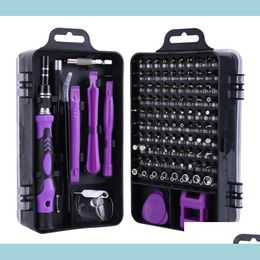 Other Vehicle Tools Top Quality 115/25 In 1 Screwdriver Set Mini Precision Mti Computer Pc Mobile Phone Device Repair Insated Hand H Dhydm